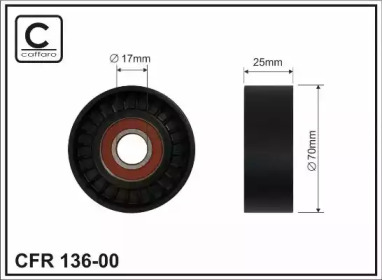  136-00 CAFFARO 70x17x26    Peugeot Boxer 3.0 Hdi 04.06- 