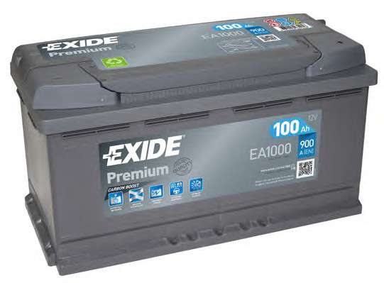  EA1000 EXIDE  100Ah-12v Exide PREMIUM (353175190), R, EN900 