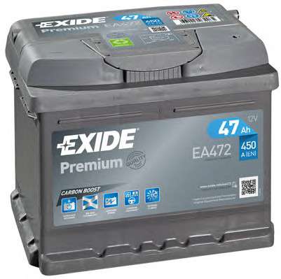  EA472 EXIDE  exide premium 12v 47ah 450a 