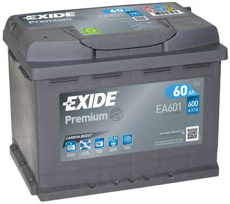  EA601 EXIDE  exide premium 12v 60ah 600a 