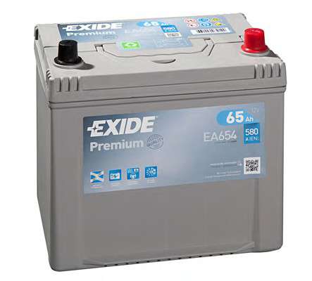  EA654 EXIDE  6-65 R+ (580) () Asia Premium Exide 