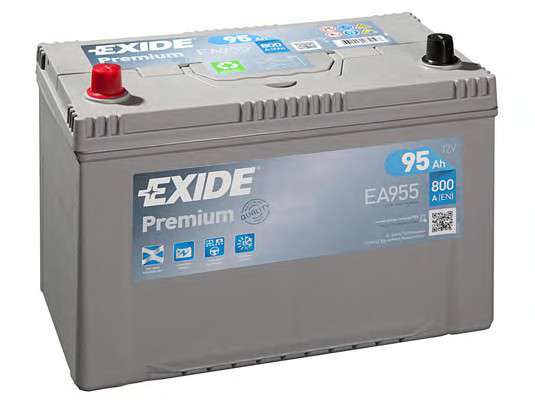  EA955 EXIDE  95Ah-12v Exide PREMIUM (302171222), L, EN800  