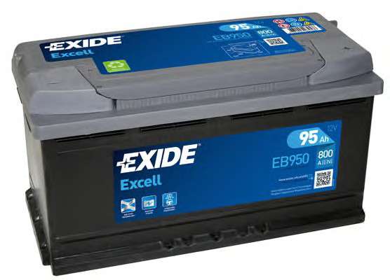  EB950 EXIDE  exide excell 12v 95ah 800a 
