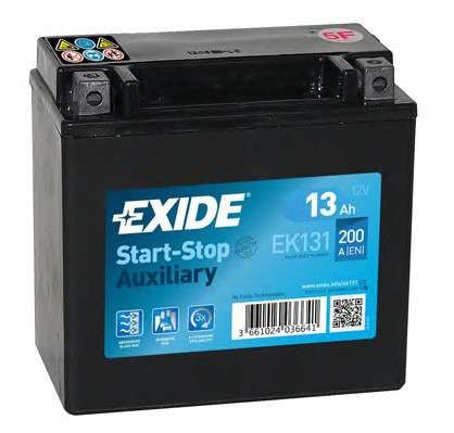  EK131 EXIDE  exide start-stop auxiliary 12v 13ah 200a 