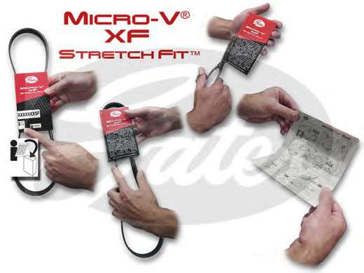  4PK790SF GATES   Micro-V StretchFit (- Gates) 