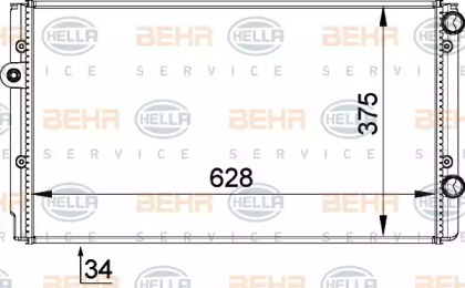  8MK 376 714-491 HELLA  VW Golf 1.6 1.9 91 - 99 