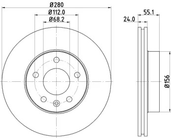  8DD355105591 HELLA PAGID     PRO; . 