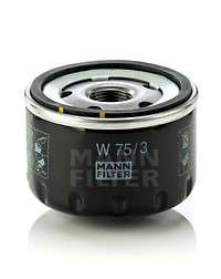 Запчасть W75/3 MANN-FILTER Фильтр масл Renault LagunaII 2001- фото