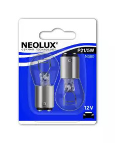  N380-02B NEOLUX  .  P21/5W 12V 21/5W BAY15d (Blister 2) (- Neolux) 