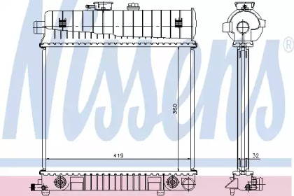  62708A NISSENS   MERCEDES C-CLASS W202 (93-) (- Nissens) 