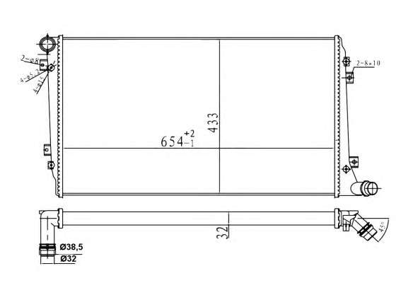  53814A NRF  .  VAG 1.9D/2.0D 05.03- (Economy Class) 