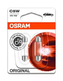  6418-02B OSRAM   .  C5W 12V 5W SV8.5-8 (2 ) blister (- OSRAM) 