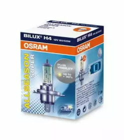  64193ALS OSRAM   H4 12v 60/55w P43t Allseason Super (+30%) (- OSRAM) 