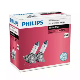  12972VPC2 PHILIPS   H7 VisionPlus12V 55W PX26d 2 (- Philips) 