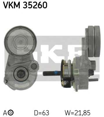 VKM35260 SKF   CHEVROLET/FIAT/OPEL/SAAB Aveo/Astra/Corsa/Insignia/Vectra/9-5 \1,4/1,8L \98>> 