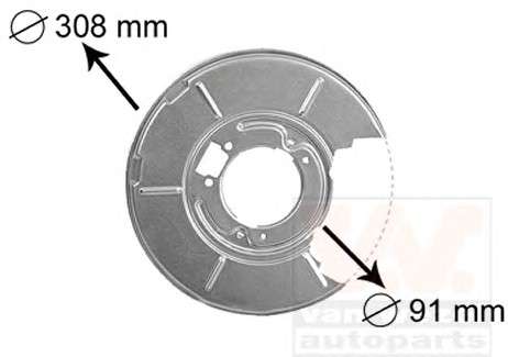  0646373 VAN WEZEL    BMW E36,E46  Rear Left (- Van Wezel) 